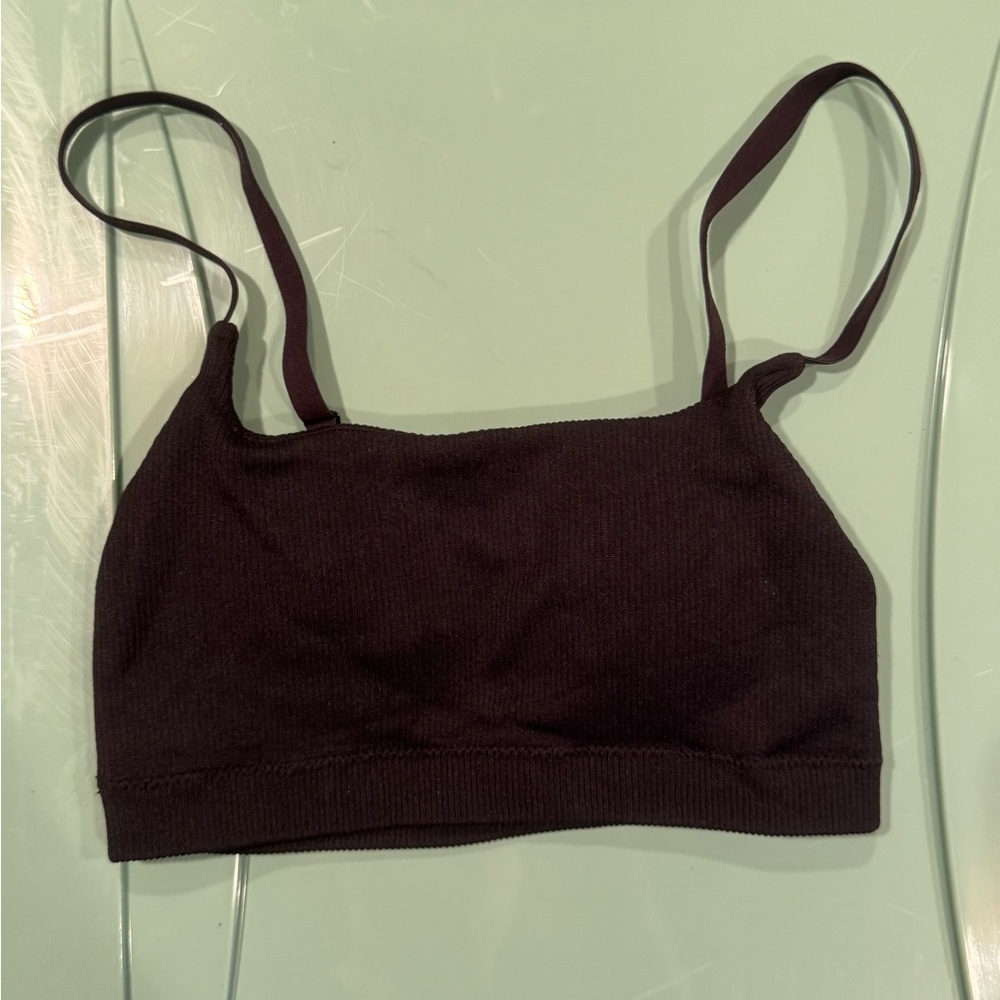 American Eagle Women's Black Bralette/sportsbra